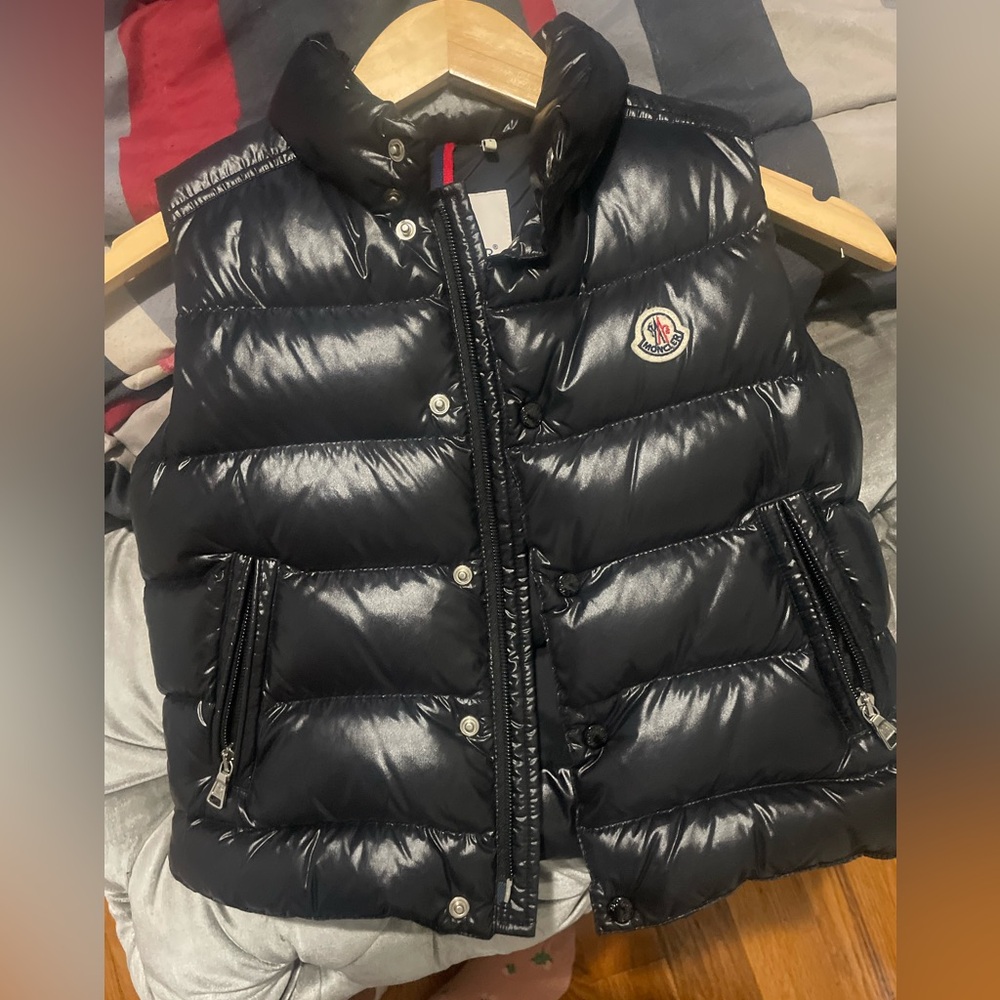 Moncler Black Puffer Vest